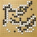 Board position at the end of game WAGC 2002 - Round 1 - Game 6: Ashot Margaryan vs Dragan Mitic