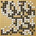 Board position at the end of game WAGC 2002 - Round 1 - Game 2: Miroslav Poliak vs Yiming Guo