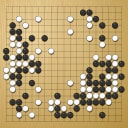 Board position at the end of game WAGC 2002 - Round 2 - Game 3: Radek Nechanicky vs Alexis Hernandez