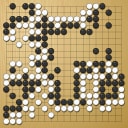 Board position at the end of game WAGC 2002 - Round 4 - Game 10: Jose Raposo vs Febbiyuti Arria