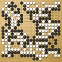 Board position at the end of game WAGC 2002 - Round 4 - Game 4: Norman Chadwick vs Miroslav Poliak