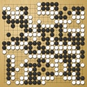 Board position at the end of game WAGC 2002 - Round 4 - Game 8: Ricardo Quintero vs Gregory Solganik