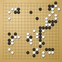 Board position at the end of game WAGC 2002 - Round 5 - Game 7: Kee-Soon Tiong vs Jose Raposo
