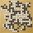 Board position at the end of game WAGC 2002 - Round 5 - Game 2: Yasuro Kikuchi vs Victor Chow