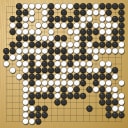 Board position at the end of game WAGC 2002 - Round 6 - Game 5: Hosuk Yi vs Dmytro Bogatskyy