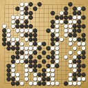 Board position at the end of game WAGC 2002 - Round 6 - Game 7: Jaime Ramirez-Reyes vs Sead Bacevina