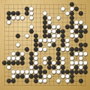Board position at the end of game WAGC 2002 - Round 6 - Game 8: Ricardo Quintero vs Baris Efe