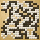 Board position at the end of game WAGC 2002 - Round 7 - Game 2: Cheng-juei Yu vs Maleun-Saem Hong