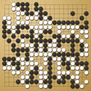 Board position at the end of game WAGC 2002 - Round 7 - Game 4: Cristian Pop vs Pong-il Ri