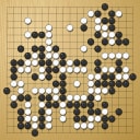 Board position at the end of game WAGC 2002 - Round 7 - Game 5: Radek Nechanicky vs Ping-Fai Tsang