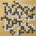 Board position at the end of game WAGC 2002 - Round 8 - Game 10: Francesc Fernandez vs Adrian Zweig