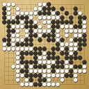 Board position at the end of game WAGC 2002 - Round 8 - Game 8: Juan-Carlos Carrillo vs Tran-Chi Thanh