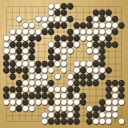Board position at the end of game WAGC 2004 - Round 2 - Game 8: Fatih Sulak vs Colin Grierson