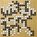 Board position at the end of game WAGC 2004 - Round 2 - Game 11: Narendra Sowal vs Oswaldo Moreano