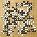 Board position at the end of game WAGC 2004 - Round 2 - Game 2: Radek Nechanicky vs Choon-Huat Lee