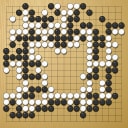 Board position at the end of game WAGC 2004 - Round 3 - Game 9: Henri-Joiti Iamashita vs Josef Renner