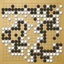 Board position at the end of game WAGC 2004 - Round 4 - Game 10: Edison Ong vs Davit Harutyunyan