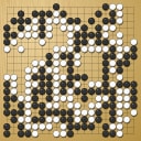 Board position at the end of game WAGC 2004 - Round 4 - Game 7: Fernando Manrique-Ochoa vs Dragan Paunic