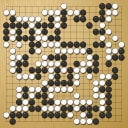 Board position at the end of game WAGC 2004 - Round 4 - Game 5: Zoran Mutabzija vs Gustav Fahl