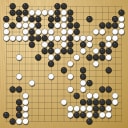 Board position at the end of game WAGC 2004 - Round 5 - Game 9: Alexandr Suponev vs Paul Edwards