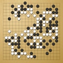 Board position at the end of game WAGC 2004 - Round 5 - Game 6: Antonio Fernandez-Caballero vs Michael Winkler