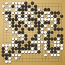 Board position at the end of game WAGC 2004 - Round 5 - Game 8: Augusto Unten vs Fatih Sulak