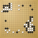 Board position at the end of game WAGC 2004 - Round 5 - Game 5: Felix von Arnim vs Colin Grierson