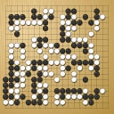 Board position at the end of game WAGC 2004 - Round 5 - Game 7: Jostein Flood vs Nikola Jevtic