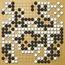 Board position at the end of game WAGC 2004 - Round 6 - Game 10: Jose Teles-Menezes vs Alfredo Valenzuela