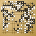 Board position at the end of game WAGC 2004 - Round 6 - Game 5: Ling-Ying Tong vs Radek Nechanicky