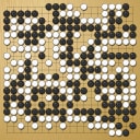 Board position at the end of game WAGC 2004 - Round 6 - Game 7: Sansar Tsolmon vs Jan Ramon