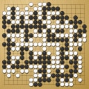 Board position at the end of game WAGC 2004 - Round 7 - Game 6: Anh-Tuan Tran vs Peter Brouwer
