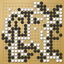 Board position at the end of game WAGC 2004 - Round 7 - Game 9: Carlos Gonzalez-Zelaya vs Timo Puha