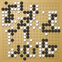 Board position at the end of game WAGC 2004 - Round 7 - Game 3: Xianyu Li vs Li Fu