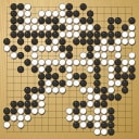 Board position at the end of game WAGC 2004 - Round 8 - Game 9: Eduardo Lopez-Herrero vs Michael Winkler