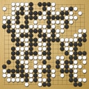 Board position at the end of game WAGC 2004 - Round 8 - Game 8: Jan Ramon vs Lucretiu Calota