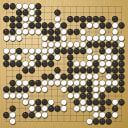 Board position at the end of game WAGC 2004 - Round 8 - Game 1: Li Fu vs Kang-wuk Yi