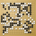 Board position at the end of game WAGC 2004 - Round 8 - Game 5: Ling-Ying Tong vs Felix von Arnim