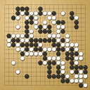 Board position at the end of game WAGC 2004 - Round 8 - Game 6: Radek Nechanicky vs Ted Ning