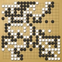 Board position at the end of game WAGC 2005 - Round 1 - Game 9: Roberto Morrison vs Jose Teles-Menezes