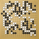 Board position at the end of game WAGC 2005 - Round 2 - Game 3: Abhishek Narain vs Frank Janssen