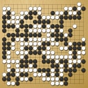 Board position at the end of game WAGC 2005 - Round 2 - Game 10: Alvaro Rittatore vs Hatime Araki