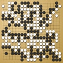 Board position at the end of game WAGC 2005 - Round 2 - Game 7: Ben Gale vs Hector Paiz-Castillo