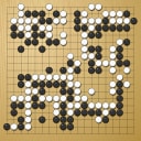 Board position at the end of game WAGC 2005 - Round 3 - Game 3: Jean Michel vs Radek Nechanicky