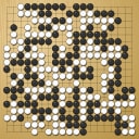 Board position at the end of game WAGC 2005 - Round 3 - Game 8: Matti Siivola vs Boon-Ping Teng