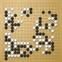 Board position at the end of game WAGC 2005 - Round 3 - Game 1: Thomas Hsiang vs Tae-weon Cho