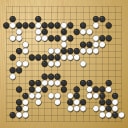 Board position at the end of game WAGC 2005 - Round 3 - Game 10: Zoran Mutabzija vs Rafael Torres-Miranda