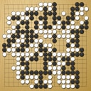 Board position at the end of game WAGC 2005 - Round 4 - Game 10: Andres Aguilar vs Jan Bogaerts