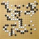 Board position at the end of game WAGC 2005 - Round 4 - Game 11: David Ward vs Hector Paiz-Castillo