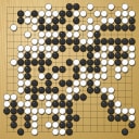 Board position at the end of game WAGC 2005 - Round 4 - Game 7: Hatime Araki vs Jaime Ramirez-Reyes